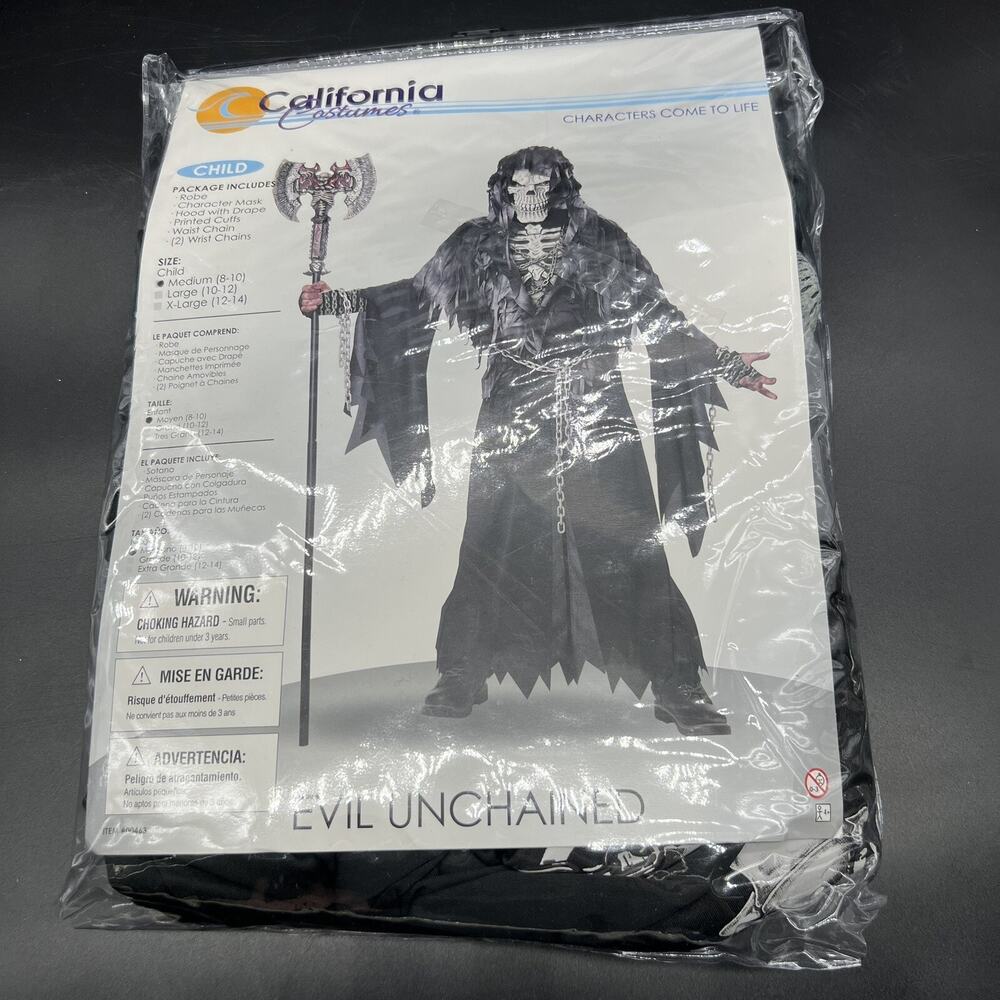 California Costumes Evil Unchained Costume Size Child Medium 8-10 Complete